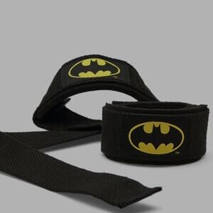 Performa Batman Logo Ultra Premium Weight Lifting Straps 25" Set of 2 Sporty NIP